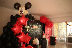 Deco Mickey con shimmer negra - tienda online