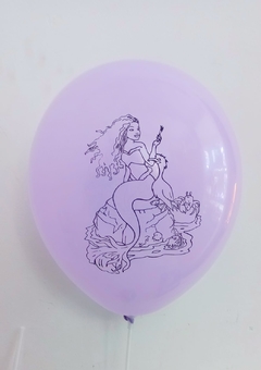 10 globos Sirenita nuevo diseño 2023