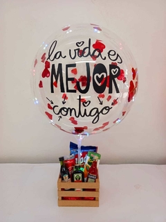 BUBBLE PERSONALIZADA LA VIDA ES MEJOR CONTIGO en internet