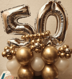 Balloon Bouquet de 2 números chicos con helio en internet