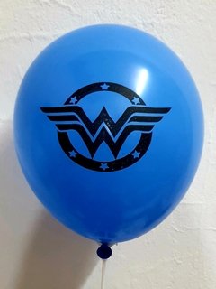 Imagen de 10 Globos Impresos Mujer Maravilla