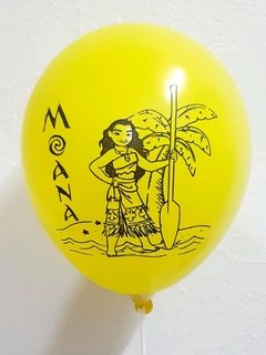 Imagen de 10 Globos Impresos Moana
