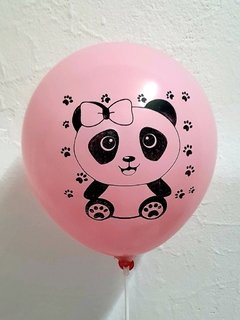 10 Globos impresos Panda Nena - Festiball - Tienda de globos