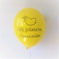 25 globos impresos Mi Primera Comunion