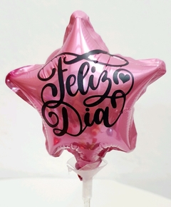 Globo mylar 4 pulg Feliz dia - comprar online
