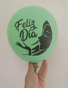 10 Globos impresos Feliz día - comprar online