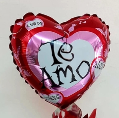 GLOBO DE MYLAR SAN VALENTIN 9" INFLADO CON AIRE