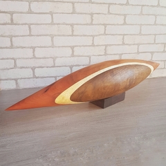 Escultura/centro de mesa "ogivas" - 13x70