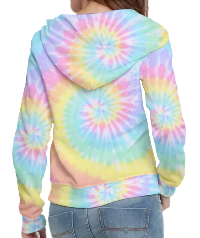 blusa de frio tie dye feminina