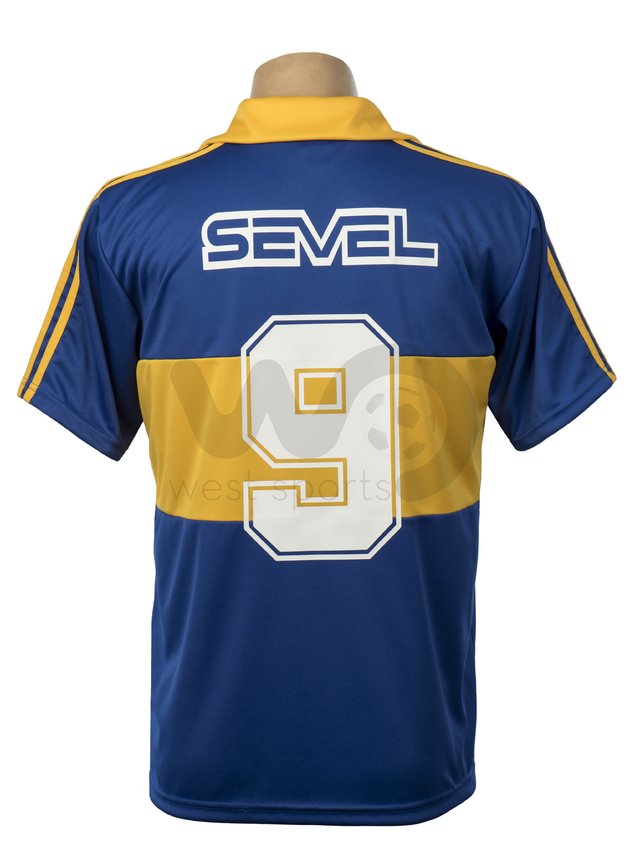 Camiseta Boca Juniors Retro Fiat 1991 Batistura Nº 9