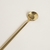 SET X 6 CUCHARAS DE ACERO DORADO DISEÑO REDONDO 17CM - comprar online