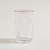 SET X 6 VASOS ALTOS TRANSPARENTES BORDE DORADO CARDIF 8CM X 10CM en internet