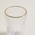 SET X 6 VASOS ALTOS TRANSPARENTES BORDE DORADO CARDIF 8CM X 10CM - comprar online