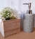 Dispenser piedra tejido gris