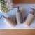 Dispenser piedra tejido gris - comprar online