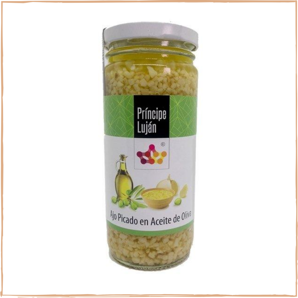 AJO PICADO EN ACEITE DE OLIVA PRÍNCIPE LUJÁN