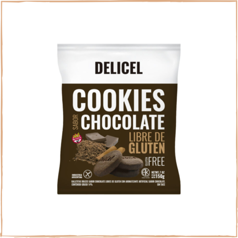 COOKIES DELICEL - SABOR CHOCOLATE