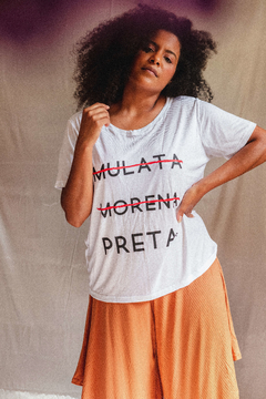 T-Shirt Malha Silk Preta
