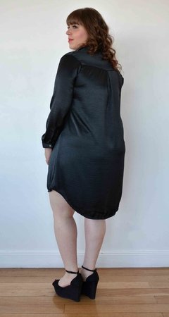 Vestido camisero Juana con lazo - comprar online