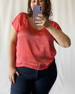 Remera Julia Coral - comprar online