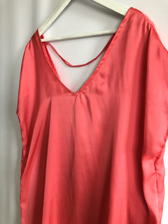 Vestido Amalia coral - tienda online