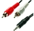 CABLE PLUG 3,5ST-2RCA MACH 1,8MTS