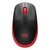 Mouse wireless Logitech M190 preto/vermelho (910-005904)