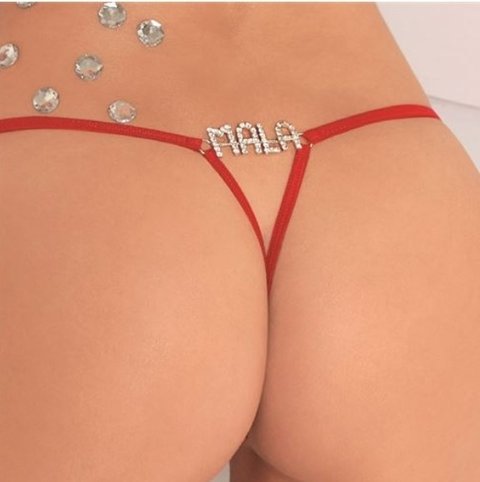 Cola less con strass
