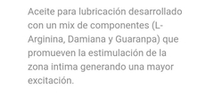 LUBRICANTE EFECTO EXCITANTE - comprar online