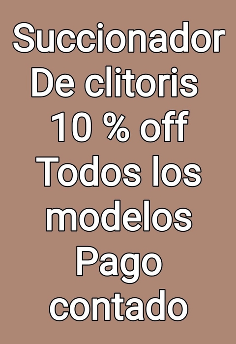 oferta en succionadores de clitoris