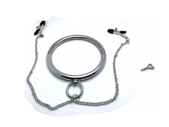 COLLAR DE ACERO CON PEZONERAS