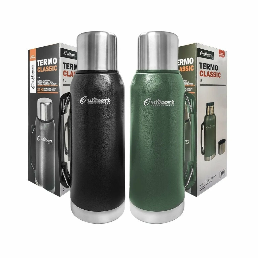 Termo Acero Inoxidable Explorer 1L Verde