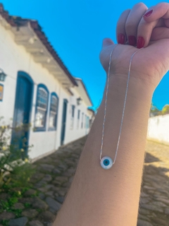 Colar Olho Grego Madrepérola
