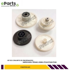 KIT DO CONJUNTO DE ENGRENAGENS 203 DPI PARA IMPRESSORA ZEBRA ZT210 ZT220 ZT230 P1037974-029