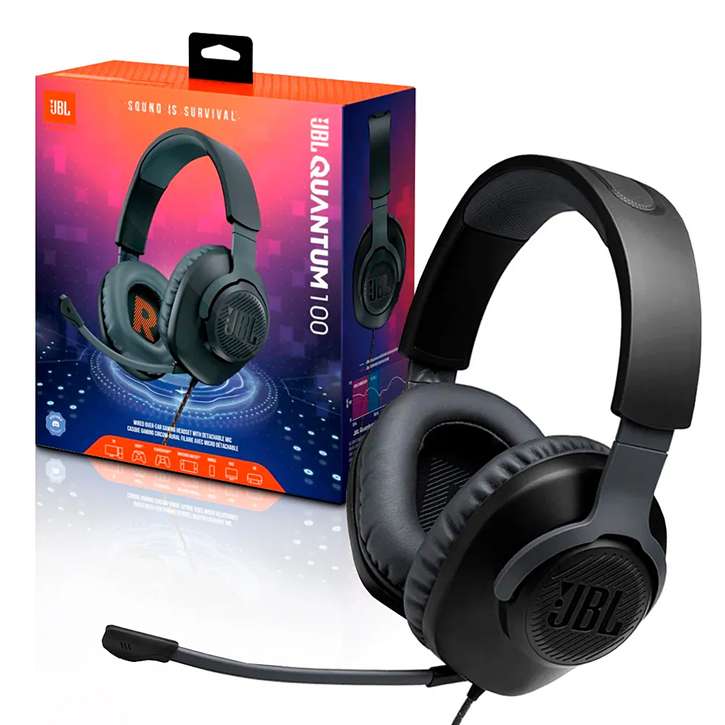 Headphone Headset Gamer Quantum 100 Preto, JBL