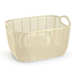 CESTO ORGANIZADOR VIME MEDIO CREME NITRON - comprar online