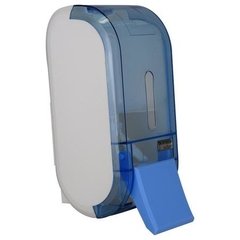 Dispenser Saboneteira Glass Azul Premisse Compacta