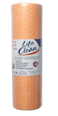 Pano Multiuso - Rolo com 28cm x25m - 50 unidades - Life Clean - comprar online