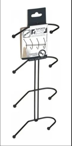 Suporte Pendurar Toalha Eclipse 4 Ganchos Duplos P - comprar online