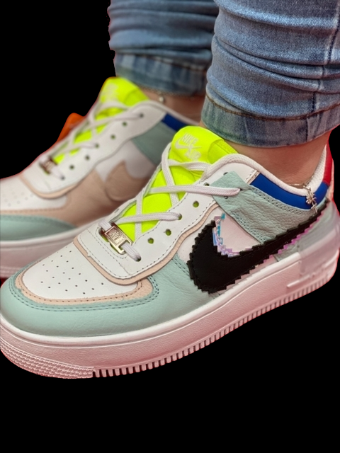 nike air force shadow verde