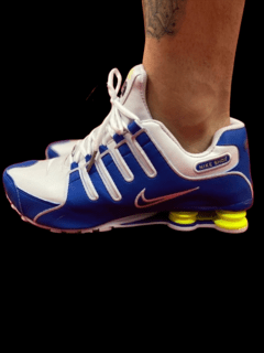 nike shox nz 4 molas branco