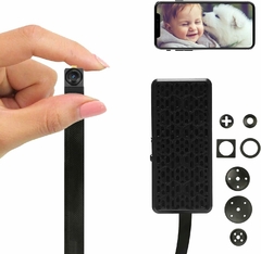 Mini Cámara oculta HDWiFi para seguridad en el hogar, cámaras de vigilancia secretas inalámbricas para interiores, detección de movimiento, visión remota de aplicaciones, batería, ranura para tarjeta SD