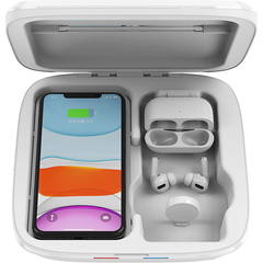Caja desinfectante UVC y carga inalámbrica Multi dispositivo