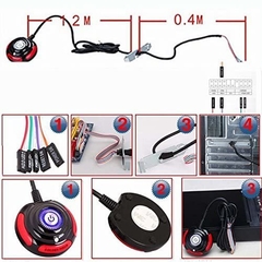 Botón de encendido de Pc / Power - Interruptor - Reset - Led - comprar online