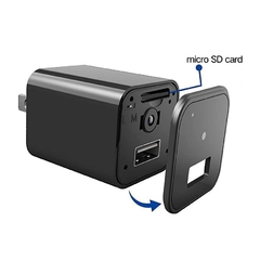 Mini Cámara de Vigilancia Espía 1080P Cargador Usb
