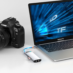 Estación de acoplamiento USB C 8 en 1 Adaptador USB C con HDMI 4K 3 USB 3.0 TF/SD Ethernet en internet
