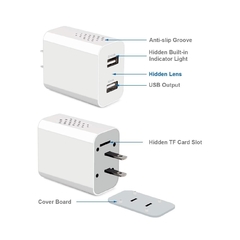 Mini Cámara inalámbrica oculta WiFi visión remota 1080P - MarketDigital