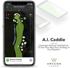 Sensor Inteligente Arccos Caddie con el primer telémetro GPS con tecnología de IA del golf