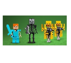 Imagen de LEGO Minecraft The Blaze Bridge 370 piezas (21154)