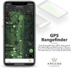 Sensor Inteligente Arccos Caddie con el primer telémetro GPS con tecnología de IA del golf - tienda online